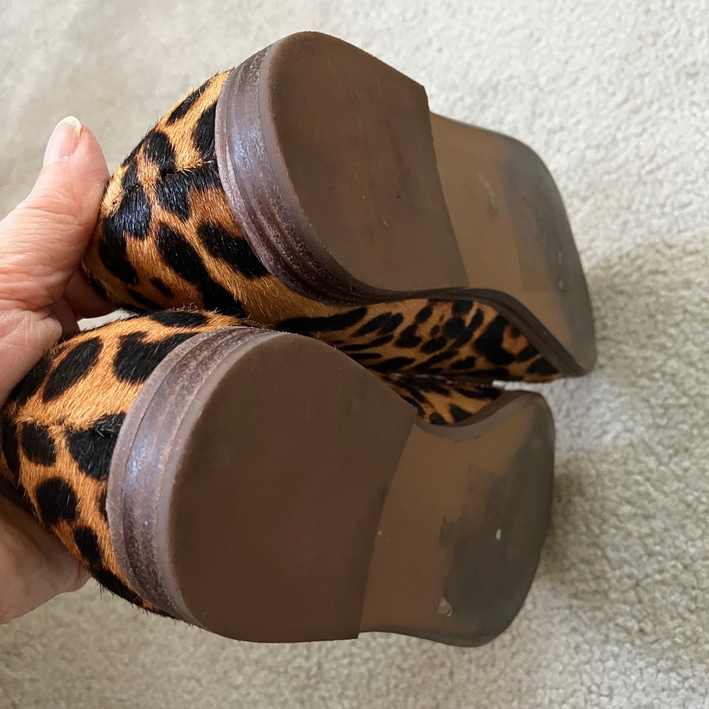Madewell Loafer 7.5 , real calf hair leopard print - Picture 5 of 5
